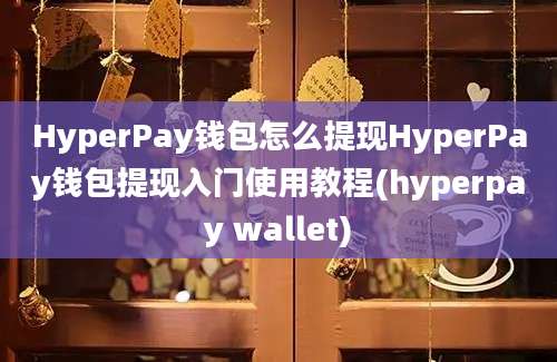 HyperPay钱包怎么提现HyperPay钱包提现入门使用教程(hyperpay wallet)