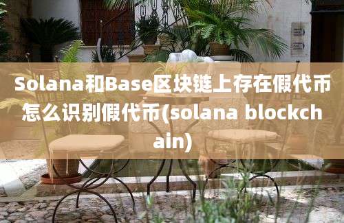 Solana和Base区块链上存在假代币怎么识别假代币(solana blockchain)