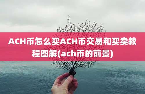 ACH币怎么买ACH币交易和买卖教程图解(ach币的前景)