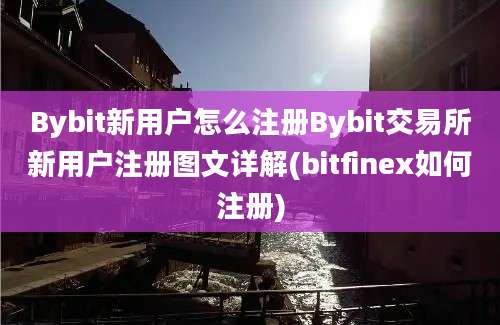 Bybit新用户怎么注册Bybit交易所新用户注册图文详解(bitfinex如何注册)