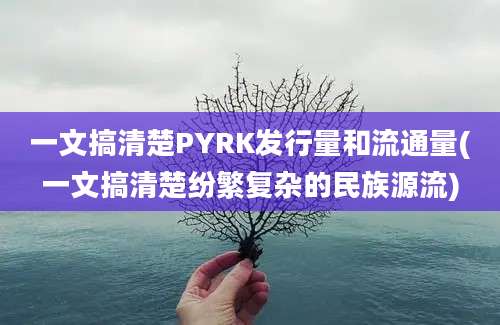 一文搞清楚PYRK发行量和流通量(一文搞清楚纷繁复杂的民族源流)