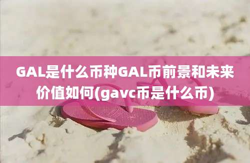 GAL是什么币种GAL币前景和未来价值如何(gavc币是什么币)