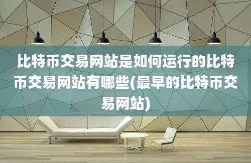 比特币交易网站是如何运行的比特币交易网站有哪些(最早的比特币交易网站)