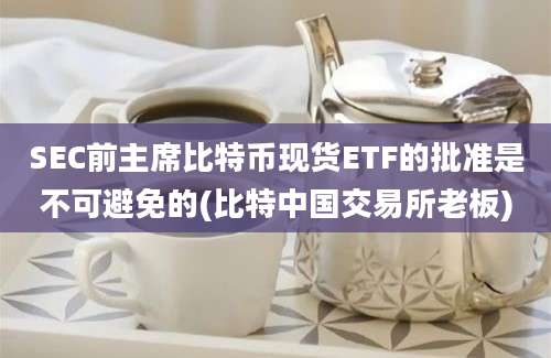 SEC前主席比特币现货ETF的批准是不可避免的(比特中国交易所老板)