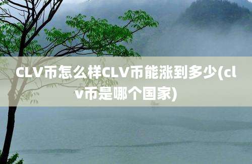 CLV币怎么样CLV币能涨到多少(clv币是哪个国家)