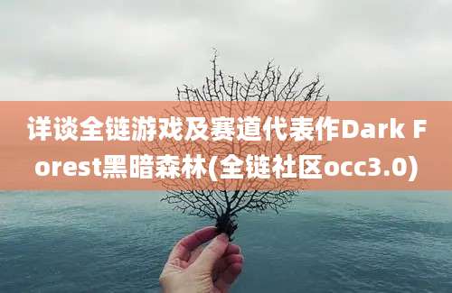 详谈全链游戏及赛道代表作Dark Forest黑暗森林(全链社区occ3.0)