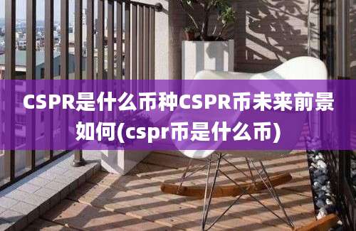 CSPR是什么币种CSPR币未来前景如何(cspr币是什么币)