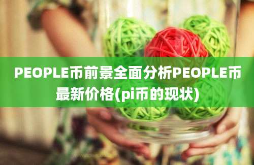 PEOPLE币前景全面分析PEOPLE币最新价格(pi币的现状)