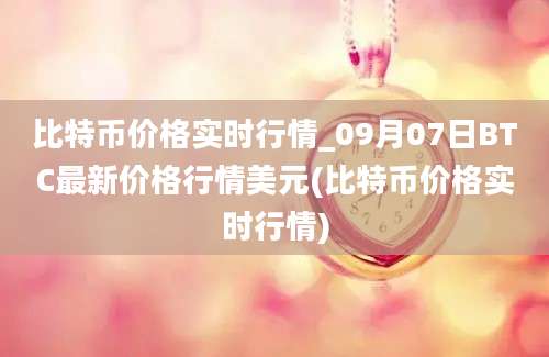 比特币价格实时行情_09月07日BTC最新价格行情美元(比特币价格实时行情)