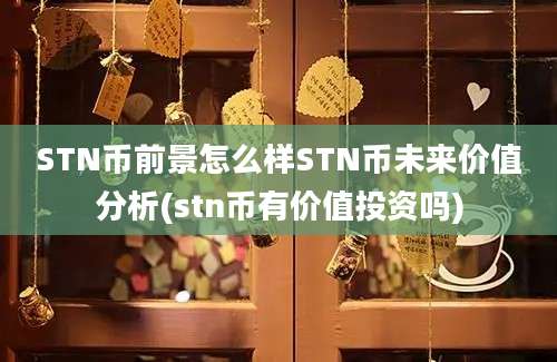 STN币前景怎么样STN币未来价值分析(stn币有价值投资吗)