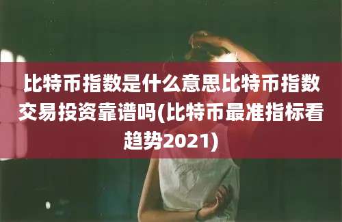 比特币指数是什么意思比特币指数交易投资靠谱吗(比特币最准指标看趋势2021)