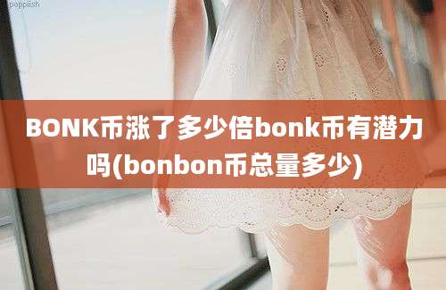 BONK币涨了多少倍bonk币有潜力吗(bonbon币总量多少)