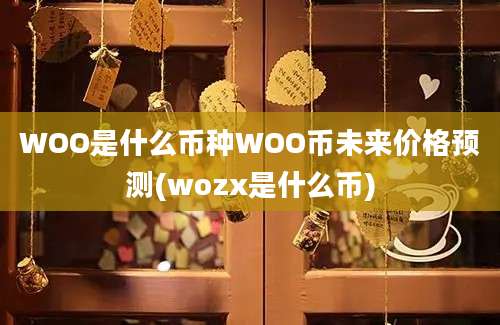 WOO是什么币种WOO币未来价格预测(wozx是什么币)