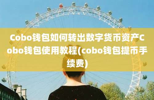 Cobo钱包如何转出数字货币资产Cobo钱包使用教程(cobo钱包提币手续费)