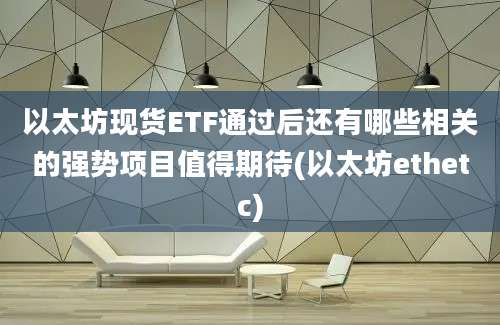 以太坊现货ETF通过后还有哪些相关的强势项目值得期待(以太坊ethetc)