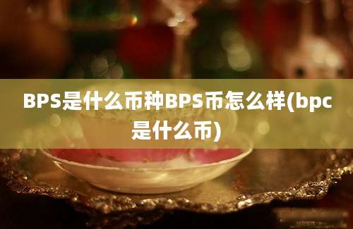 BPS是什么币种BPS币怎么样(bpc是什么币)