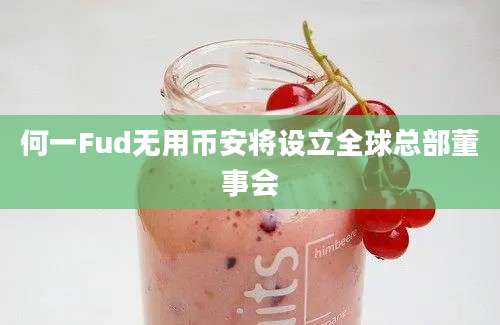 何一Fud无用币安将设立全球总部董事会