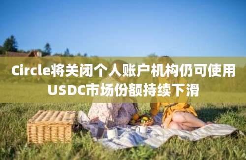 Circle将关闭个人账户机构仍可使用USDC市场份额持续下滑