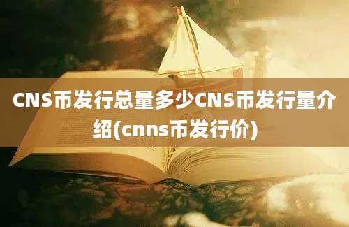 CNS币发行总量多少CNS币发行量介绍(cnns币发行价)