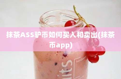 抹茶ASS驴币如何买入和卖出(抹茶币app)