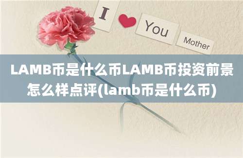 LAMB币是什么币LAMB币投资前景怎么样点评(lamb币是什么币)