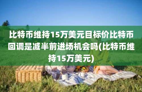 比特币维持15万美元目标价比特币回调是减半前进场机会吗(比特币维持15万美元)