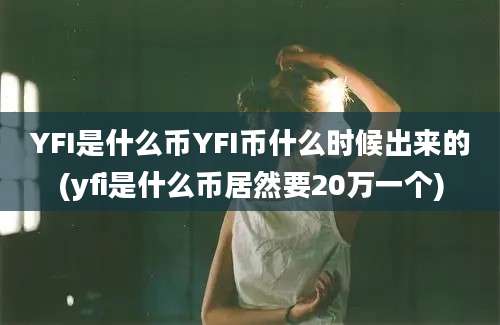 YFI是什么币YFI币什么时候出来的(yfi是什么币居然要20万一个)