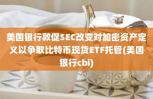 美国银行敦促SEC改变对加密资产定义以争取比特币现货ETF托管(美国银行cbi)