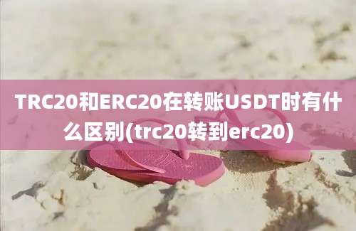 TRC20和ERC20在转账USDT时有什么区别(trc20转到erc20)