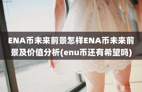 ENA币未来前景怎样ENA币未来前景及价值分析(enu币还有希望吗)