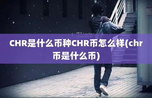 CHR是什么币种CHR币怎么样(chr币是什么币)