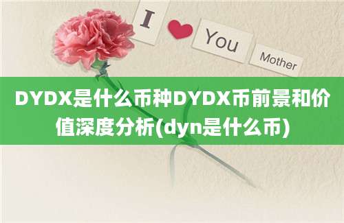 DYDX是什么币种DYDX币前景和价值深度分析(dyn是什么币)