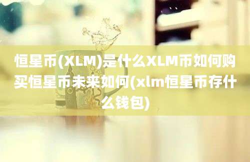 恒星币(XLM)是什么XLM币如何购买恒星币未来如何(xlm恒星币存什么钱包)