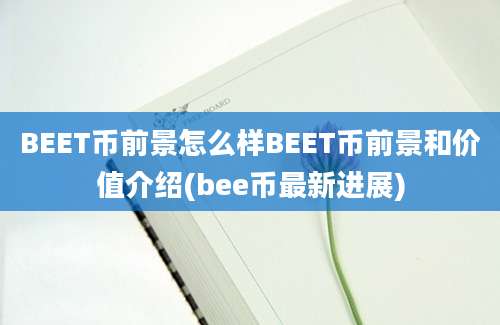 BEET币前景怎么样BEET币前景和价值介绍(bee币最新进展)