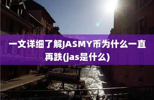 一文详细了解JASMY币为什么一直再跌(jas是什么)