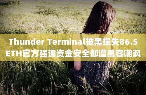 Thunder Terminal被黑损失86.5ETH官方强调资金安全却遭黑客嘲讽