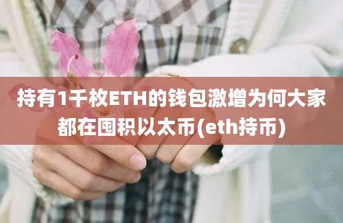 持有1千枚ETH的钱包激增为何大家都在囤积以太币(eth持币)