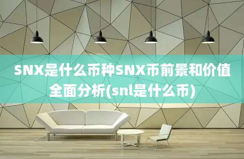 SNX是什么币种SNX币前景和价值全面分析(snl是什么币)