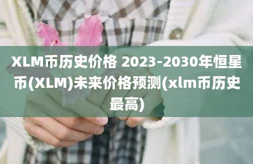 XLM币历史价格 2023-2030年恒星币(XLM)未来价格预测(xlm币历史最高)