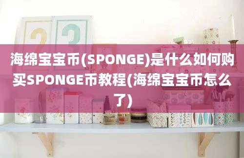 海绵宝宝币(SPONGE)是什么如何购买SPONGE币教程(海绵宝宝币怎么了)