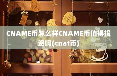 CNAME币怎么样CNAME币值得投资吗(cnat币)