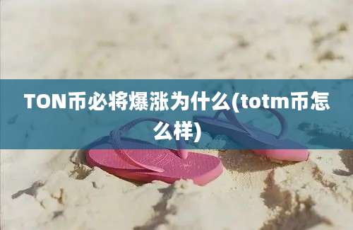 TON币必将爆涨为什么(totm币怎么样)