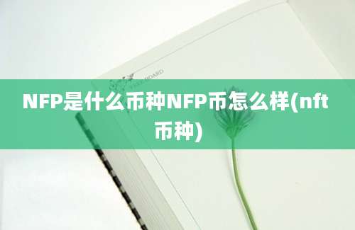 NFP是什么币种NFP币怎么样(nft 币种)