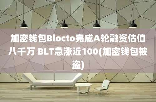 加密钱包Blocto完成A轮融资估值八千万 BLT急涨近100(加密钱包被盗)