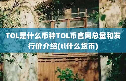 TOL是什么币种TOL币官网总量和发行价介绍(tl什么货币)