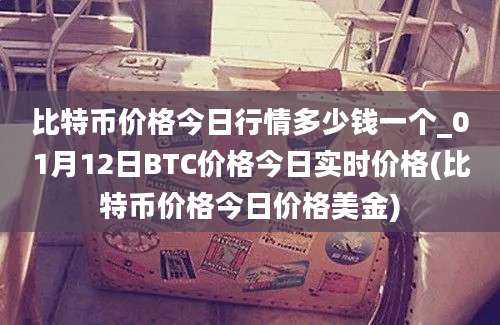 比特币价格今日行情多少钱一个_01月12日BTC价格今日实时价格(比特币价格今日价格美金)