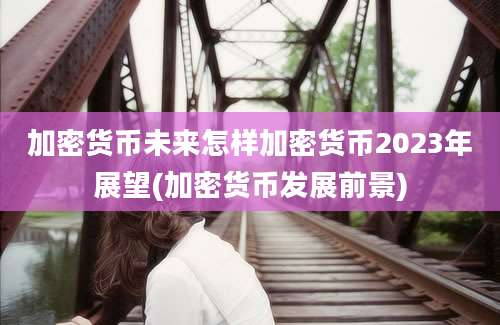 加密货币未来怎样加密货币2023年展望(加密货币发展前景)