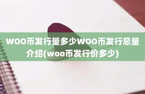 WOO币发行量多少WOO币发行总量介绍(woo币发行价多少)