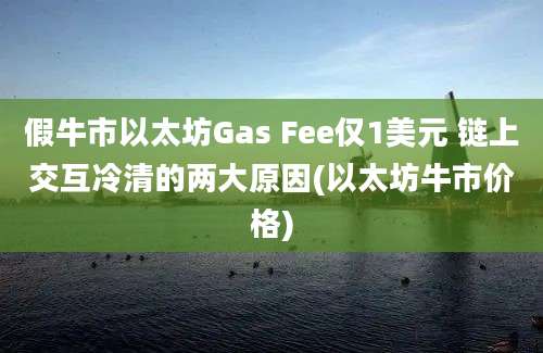 假牛市以太坊Gas Fee仅1美元 链上交互冷清的两大原因(以太坊牛市价格)