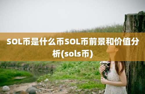 SOL币是什么币SOL币前景和价值分析(sols币)